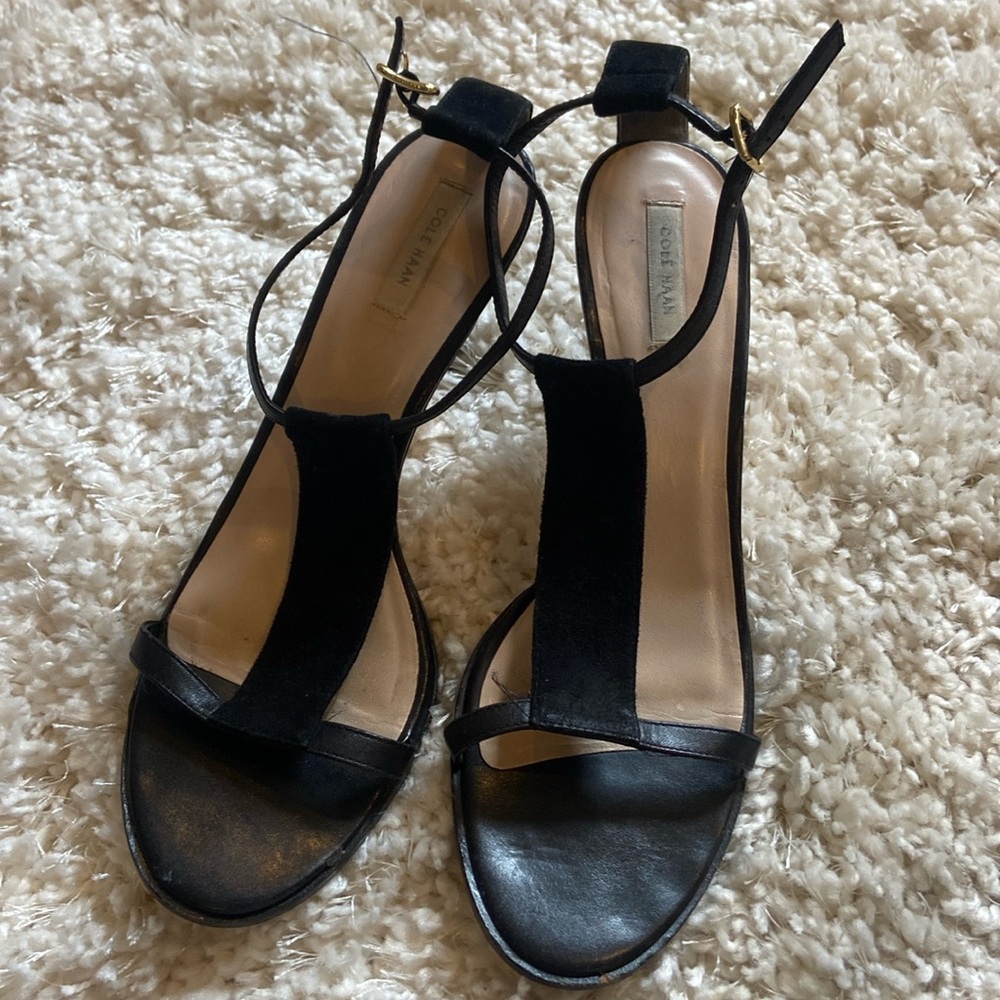 Womens Cole Haan black high heels, size 8 1/2